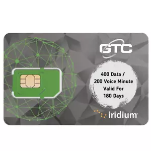 Iridium GO! Data & Voice Satellit PREPAID SIM - 400 Minuten/180 Tage - Bild 1 von 3