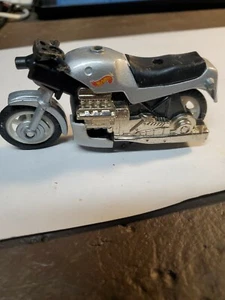 1988 Hot Wheels Arco Die Cast Motorcycles Silver Harley-Davidson Friction 102 - Picture 1 of 6