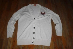 CÁRDIGAN SUÉTER ZORRO CREMA LANA MUJER TORY BURCH TALLA M - Imagen 1 de 5