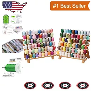 New 120 Color Polyester Embroidery Thread - High-Quality Kit for Professionals - Picture 1 of 9