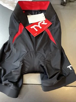 TYR Women's XS Black Tri Bike CARBON Shorts w Amp Pad USA Made New - Image 1 of 4