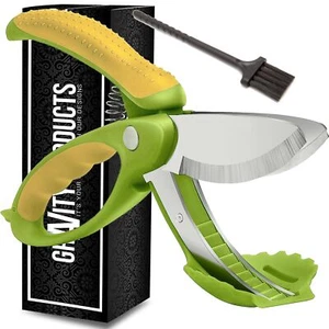 Salad Scissor Chopper Stainless Steel Vegetable Slicer And Fruit Cutter Salad Ch - Picture 1 of 6