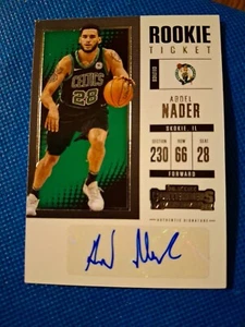 2017 ABDEL NADER PANINI CONTENDERS AUTOGRAPHED AUTO NBA ROOKIE CARD RC #ST-AND - Picture 1 of 3