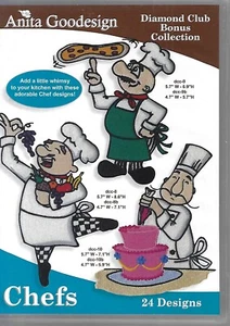 Anita Goodesign Diamond Club Bonus Collection - Chefs (CD-ROM) - Picture 1 of 2