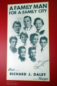 Chicago Daley A Family Man original signed Giclee photograph by Arnold - Picture 1 of 2