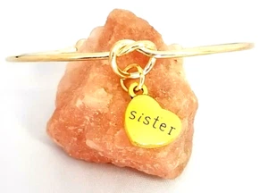 Sister Bracelet Gold Knot Bracelet Sister Jewelry Sisters Gift Gold Bracelet - Picture 1 of 3