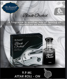 BLACK ORCHID Al Nuaim 9.9ML Attar Perfume Oil Alcohol Natural Fragrance