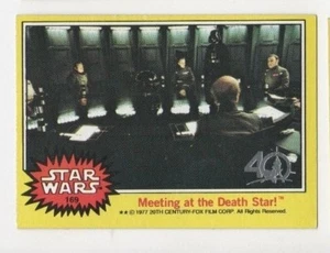 2017 Star Wars 40th stamped buyback yellow 169 Meeting at the Death Star - Picture 1 of 1