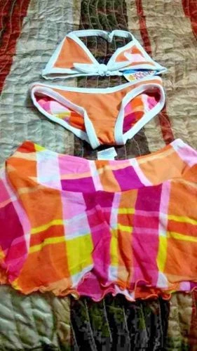 Girls Sun-N-039-Sand Multi-Color-3-piece-bikini-sets-all-sizes-2018-collection - Image 1 of 4