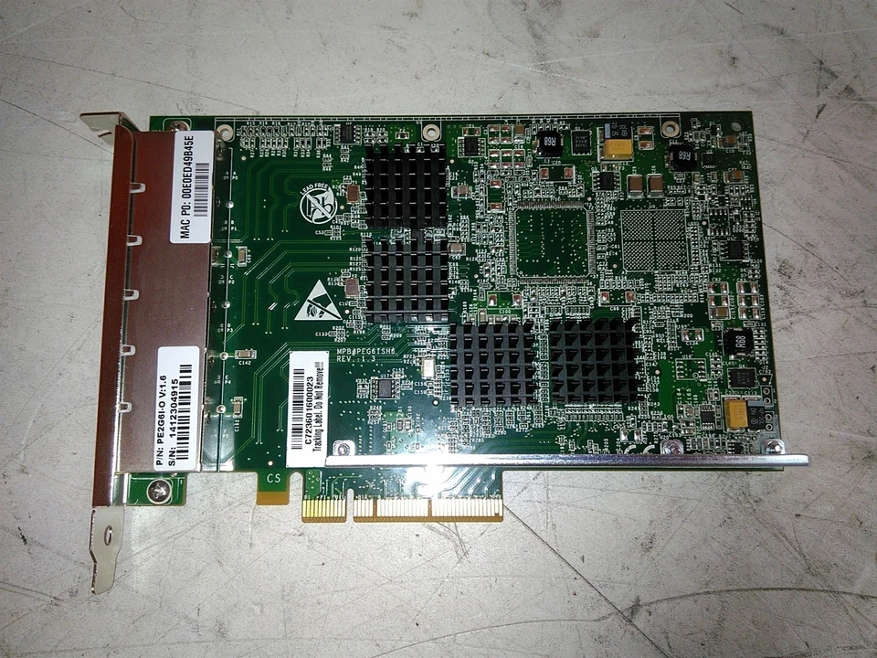 PEG6ISH6 PE2G6I-O 6-Port Ethernet PCIe Network Adapter Card - Image 1 of 4