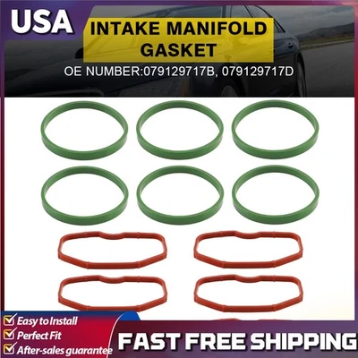 Juntas de colector de admisión superior y 6* inferior para Audi 3.0T Q5 Q7 A8 A6 A7 S5 S4 SQ5 6* Foto 1 de 4