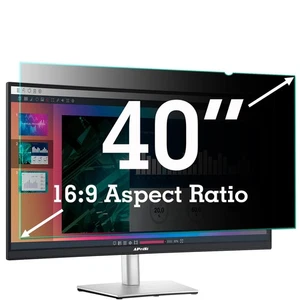 40 Inch Privacy Screen Filter for Computer Widescreen 16:9 TV Monitor - Priva... - Picture 1 of 7