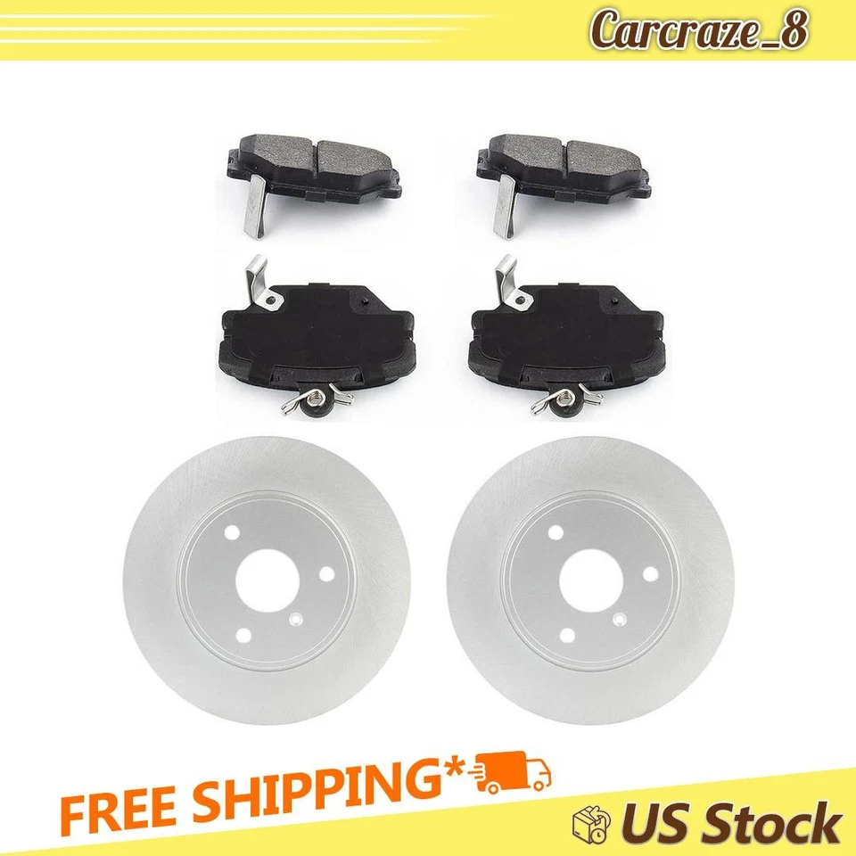 Front Brake Pads and Rotors Kit for Smart Roadster 0.7L 2004 2005 - Image 1 of 4