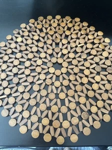 Kim Seybert Bamboo Beads Brown Placemat, set of 8 New Without Tags - Picture 1 of 5