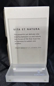 Lladro Store Display Plaque with Vita et Natura Sculpture insert - Picture 1 of 3