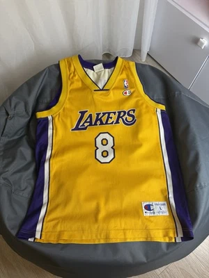 ВИНТАЖНАЯ БАСКЕТБОЛЬНАЯ ФУТБОЛКА NBA LOS ANGELES LAKERS 90-е ОРИГИНАЛЬНЫЙ РАЗМЕР L #24 BRYANT - Изображение 1 из 4