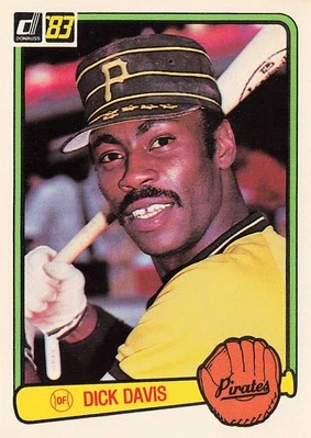 1983 Donruss #647 Dick Davis - Image 1 of 2