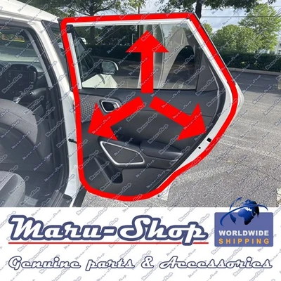 Door Side-Door Rubber Weatherstrip Seal RR/RH for 20+ Kia Soul/20+ Kia Soul EV - Imagem 1 de 2