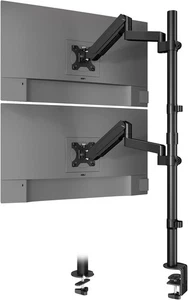 WORLDLIFT mechanical spring Dual Monitor Stand Vertical Stack Monitor Desk Mount - Picture 1 of 9