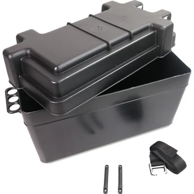 Scatola batteria grande 120Ah scatola batteria supporto batteria scatola portaoggetti - Immagine 1 di 3
