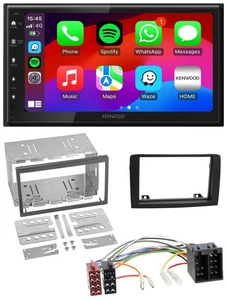Kenwood MP3 USB DAB 2DIN Bluetooth Autoradio für Fiat Idea ab 05 schwarz - Bild 1 von 10