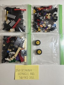 LEGO DC Super Heroes 6864: Batmobile and the Two-Face Chase Incomplete *READ*
