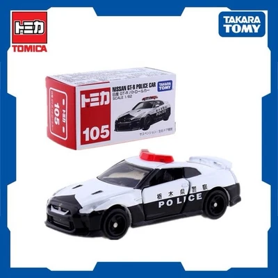 Tomica 105 Nissan GT-R Police Car R35 1:62 Scale Diecast Car New Takara Tomy - Image 1 of 4