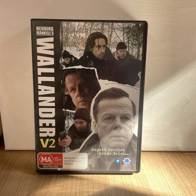 Wallander V2 Krister Henriksson (DVD, 2006, 4 Disc) Swedish Audio Region 4 MA15+ - Image 1 of 4