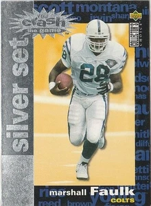 MARSHALL FAULK 1995 COLLECTORS CHOICE #C19 CRASH THE GAME SILVER - Bild 1 von 1