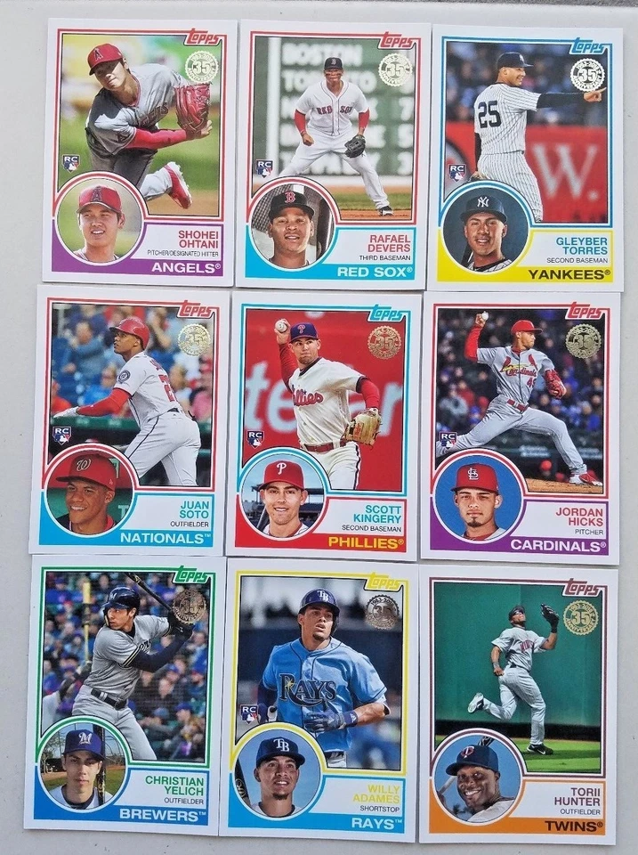 2018 TOPPS UPDATE SERIES 35th ANNIVERSARY INSERT - COMPLETE YOUR SET - Image 1 of 1