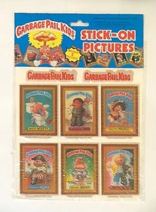 1985 Garbage Pail Kinder zum Aufkleben Bilder versiegelt geschwollene Aufkleber 1 von 12 verschiedenen - Bild 1 von 2