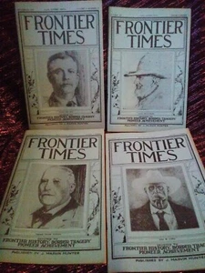 FRONTIER TIMES lot of 4 1927 reprints. - Picture 1 of 5