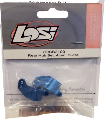 Team Losi LOSB2109 Rear Hub Set Aluminum : Slider  Vintage RC Parts - Image 1 of 3