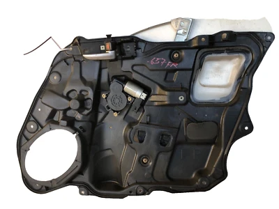 2004 MAZDA 3 Front Door Regulator with Carrier and Door Handle RH OEM - Image 1 of 4