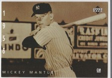 MICKEY MANTLE 1956 Triple Crown NEW YORK YANKEES Upper Deck Baseball EPIC CARD