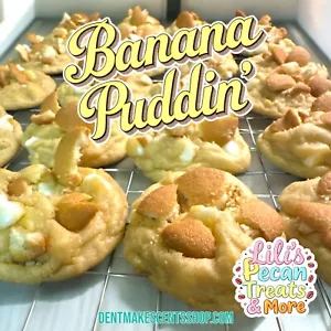 BANANEN PUDDIN COOKIE - Eine süße Fusion aus Banane & Pudding - 1 DUTZEND - frisch gemacht - Bild 1 von 6