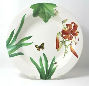 SPODE Floral Haven Serving BOWL Large 11.5" Butterfly Bee Tiger Lily NEW Tag - Bild 1 von 10