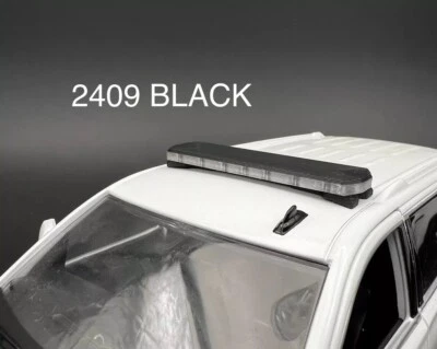 1/24 25 27 LED Ready Code 3 2700 Black Lightbar Sheriff Highway Patrol Police - Image 1 of 4