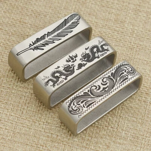 Leather Craft 40mm Belt Loop Metal Solid Stainless Steel Jeans Accessories DIY  - Picture 1 of 15