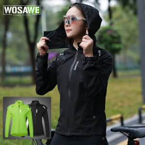 WOSAWE Outdoor Riding Raincoat Women MTB Road Bike Waterproof Lightweight Jacket - Picture 1 of 16