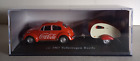 Coca-cola 1967 Volkswagen Beetle Red Teardrop Trailer 1/43 Diecast Model