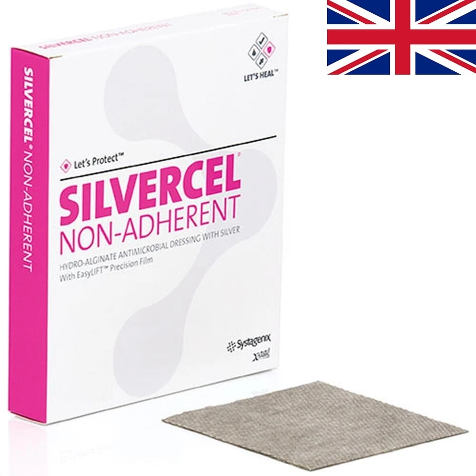Silvercel Non-Adherent Dressing | Choose Size & Quantity | TRUSTED UK SELLER