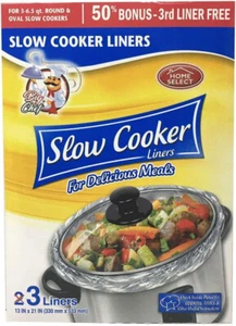 Slow Cooker Liners,2 quart 13in x 21in 7 pack - Picture 1 of 2