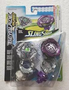 Beyblade Dual Pack Burst Turbo SlingShock Tornado-X Morrigna M4 Yegdrion Y4 Top - Picture 1 of 8