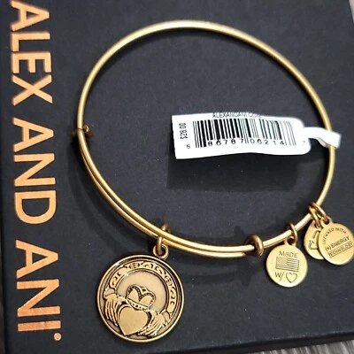 Pulsera Alex and Ani Claddagh Charm  Foto 1 de 4