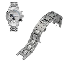 22mm Silver Color Stainless Steel Watch Bracelet For Guess Collection X47008G1 - Picture 1 of 7