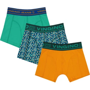 VINGINO Jungen 3tlg. Set Boxershort Slips B-221-6 FUNKY aqua green - Bild 1 von 2