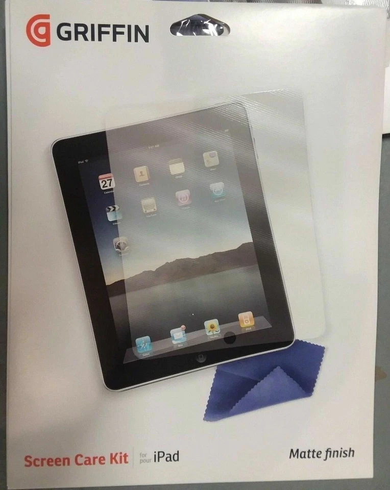 BRAND NEW Griffin Apple iPad Tablet Screen Protector Care Kit GB01595 +FREE SHIP - Image 1 of 3