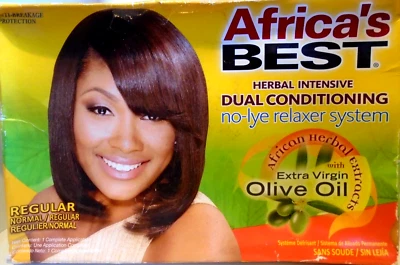 Africa's Best Herbal Intensive Dual Conditioning No-Lye Relaxer System Regular - Image 1 of 2