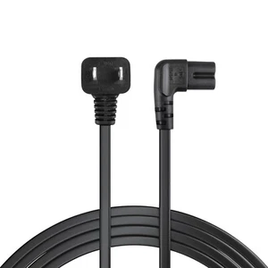UL 12Ft Extra Long 2Prong LED LCD TV AC Power Cord For Vizio Samsung LG Sharp - Picture 1 of 3